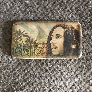 🟦Woman’s Vintage Bob Marley Artistic Snap Top Wallet
